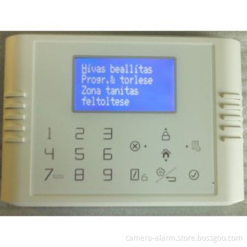 Four Languages Menu Auto Switch GSM PSTN Dual Home Alarm System with French Germany Spanish